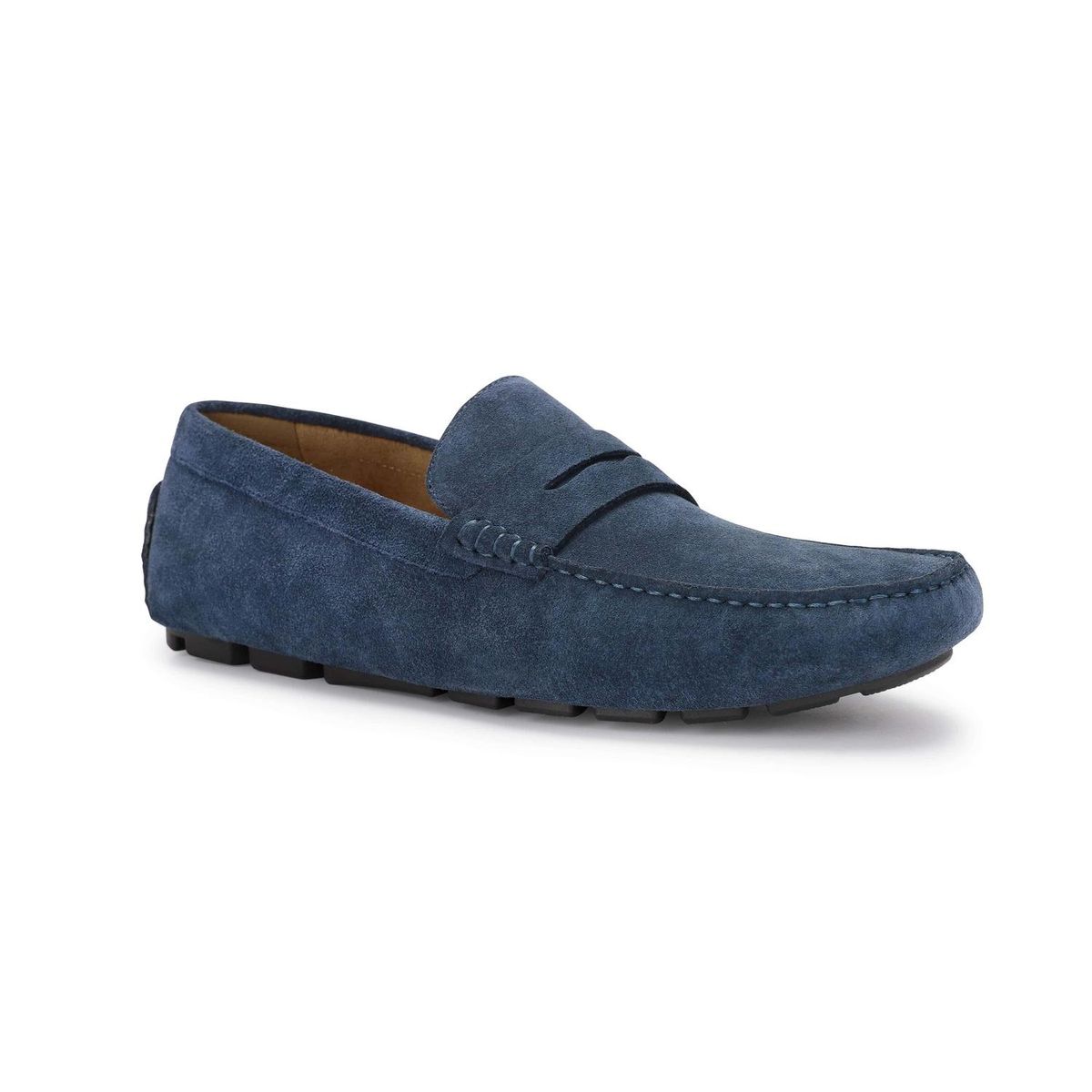 CARDINALE - Mocasines Driver Hombre Cuero Sand-4-02 Azul Cardinale