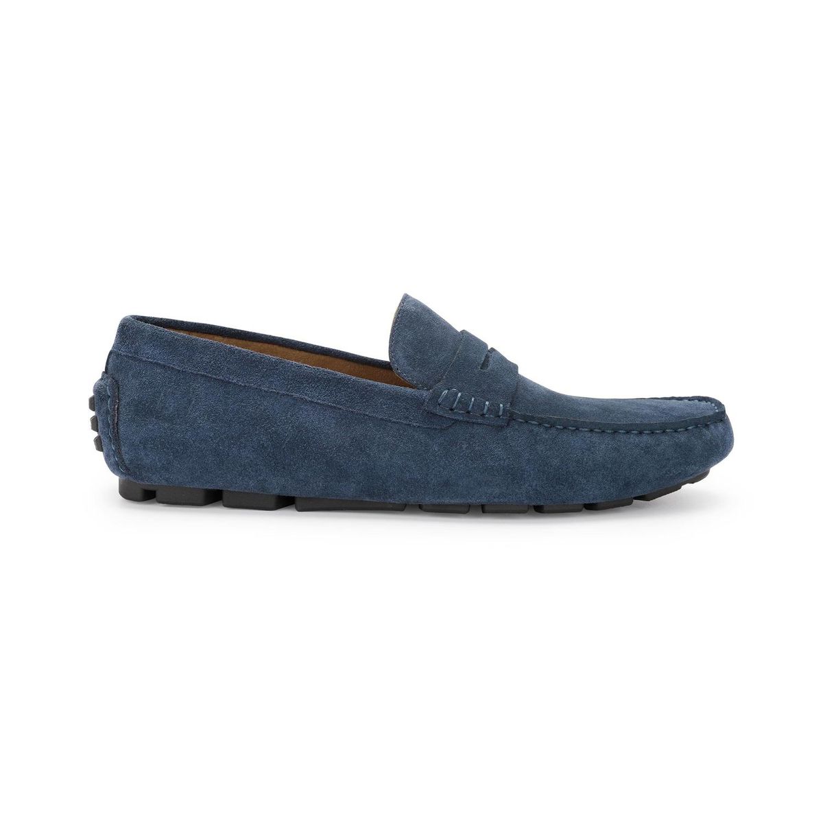 CARDINALE - Mocasines Driver Hombre Cuero Sand-4-02 Azul Cardinale