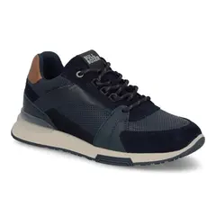 BULLBOXER - ZAPATILLAS HOMBRE CUERO ASAPH-0-70 AZUL