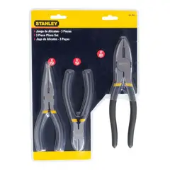 STANLEY - JGO. ALICATES 3 PZS. 90-162LA