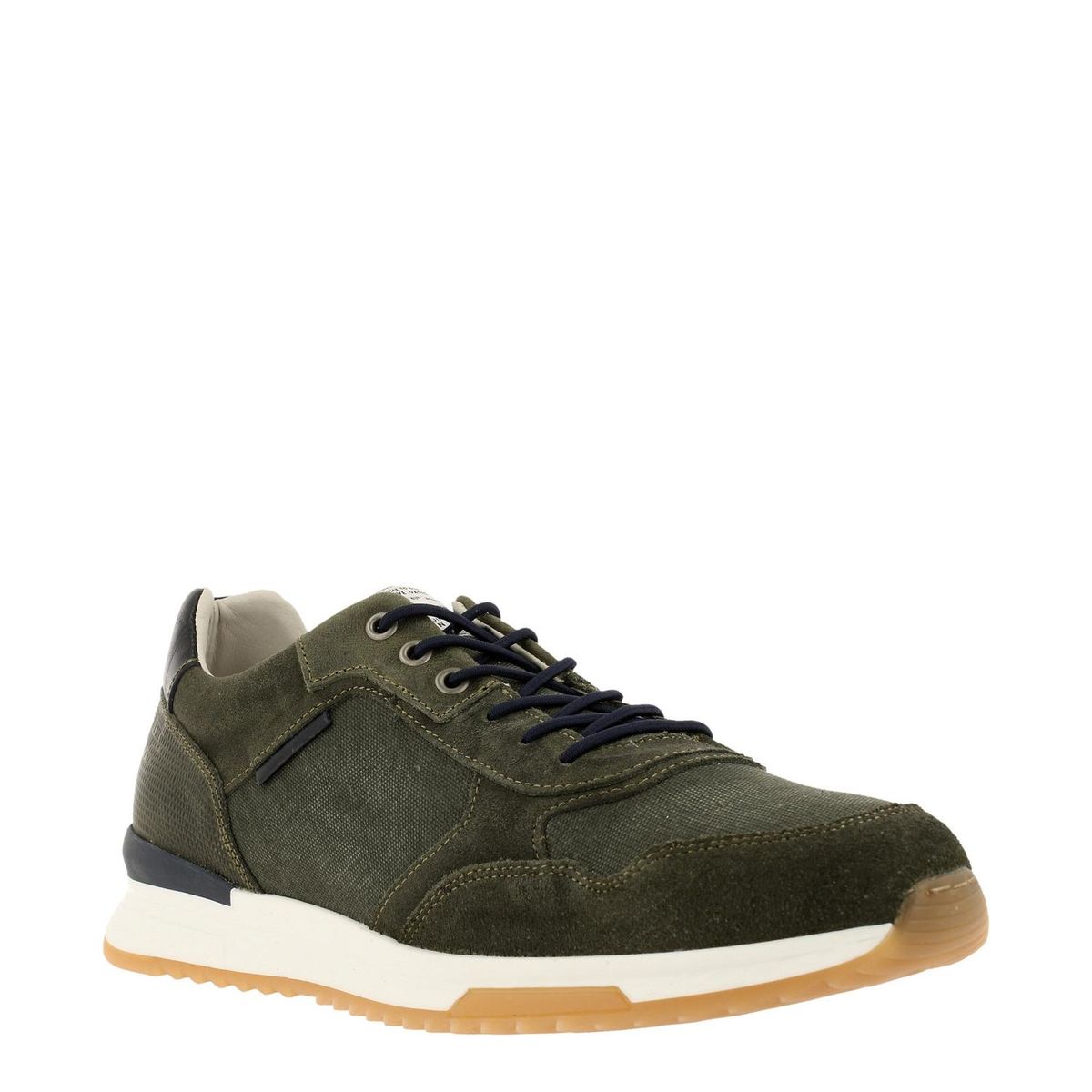 BULLBOXER - Zapatillas Urbanas Hombre Cuero Yardley-0-38 Verde Bullboxer