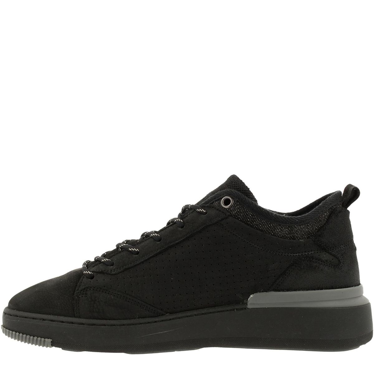 BULLBOXER - Zapatillas Urbanas Hombre Cuero Luton-0-57 Negro Bullboxer