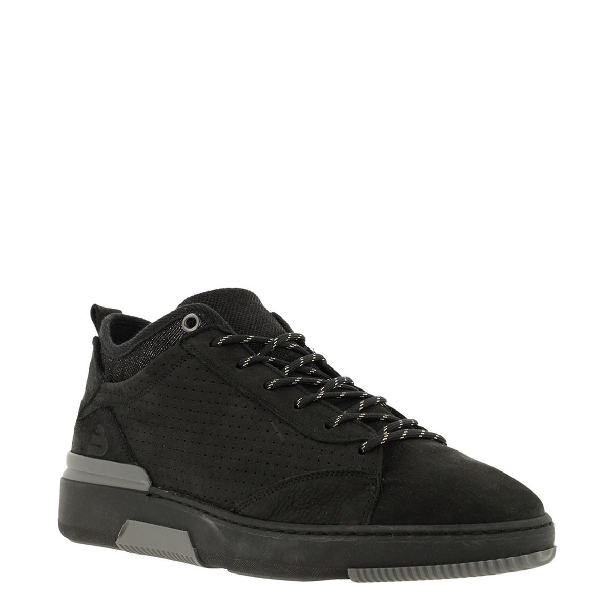 BULLBOXER - Zapatillas Urbanas Hombre Cuero Luton-0-57 Negro Bullboxer