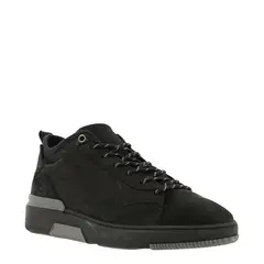 BULLBOXER - Zapatillas Hombre Cuero y Textil Luton-0-57 Negro
