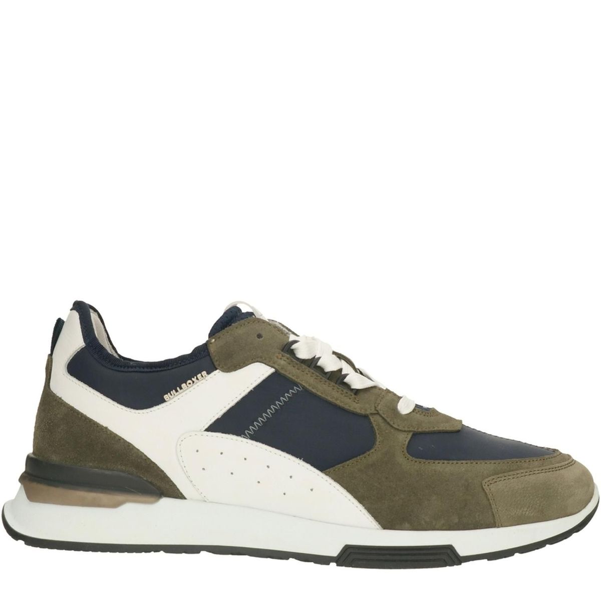 BULLBOXER - Zapatillas Urbanas Hombre Cuero Rockhampton-0-55 Verde Bullboxer