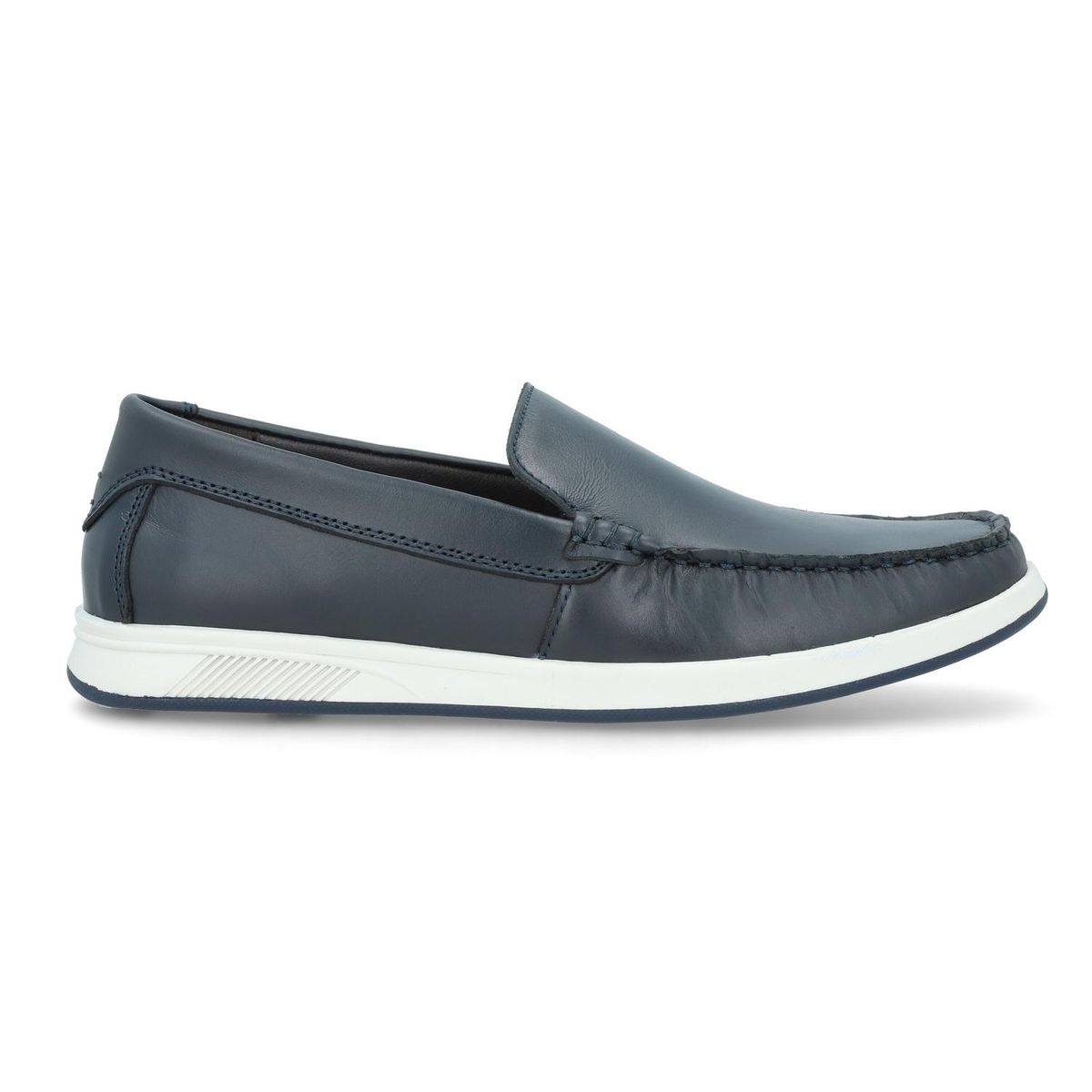 CARDINALE - Mocasines Hombre Cuero Faro-4-04 Azul Cardinale