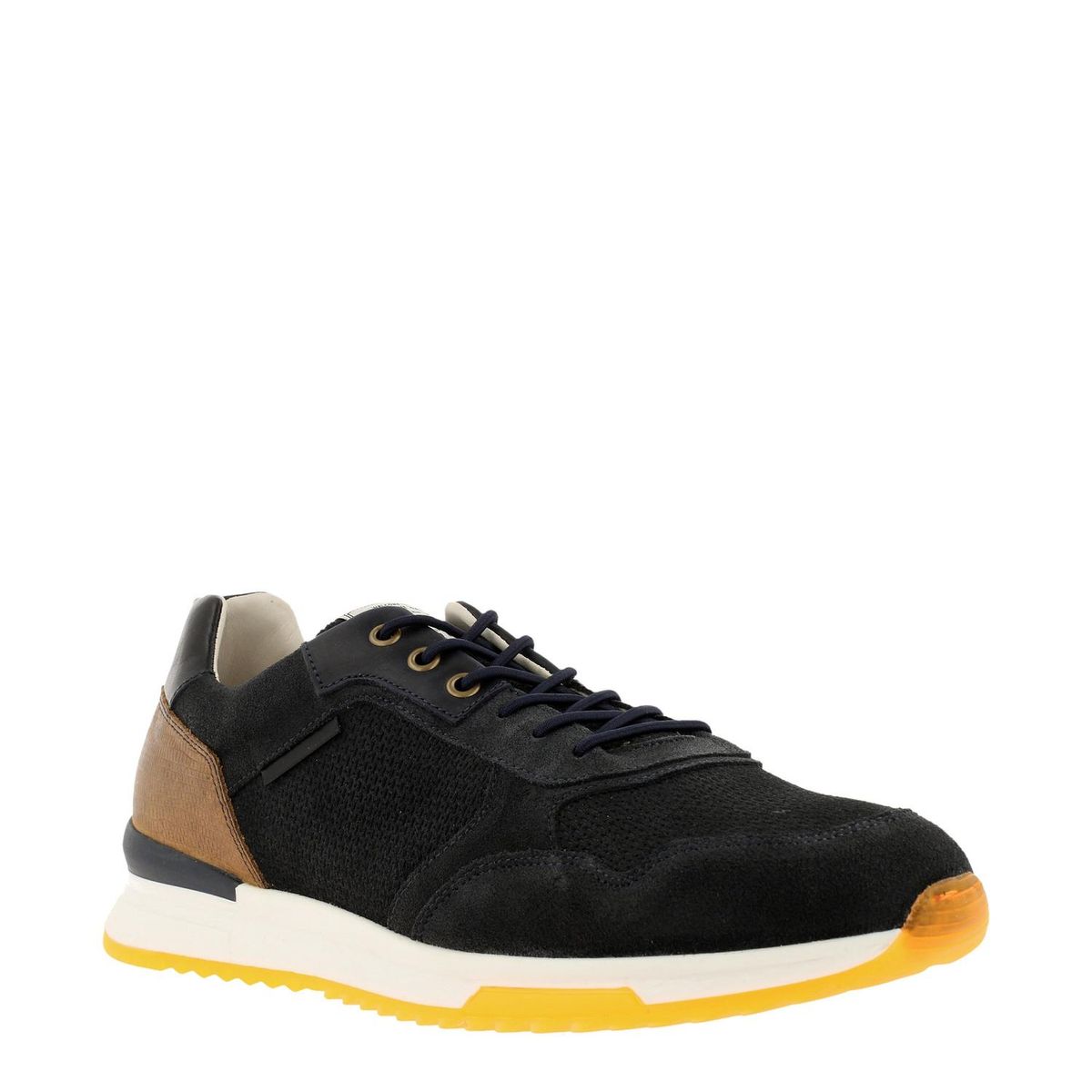 BULLBOXER - Zapatillas Urbanas Hombre Cuero Yardley-0-38 Azul Bullboxer
