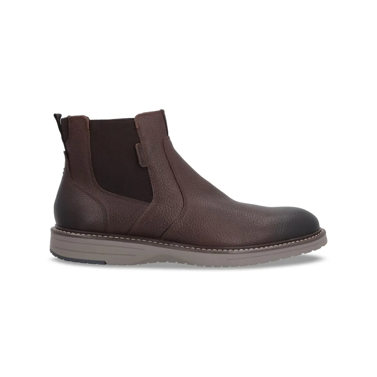 BULLBOXER - Botines Hombre Chelsea Cuero Largs-6-31 Café Bullboxer