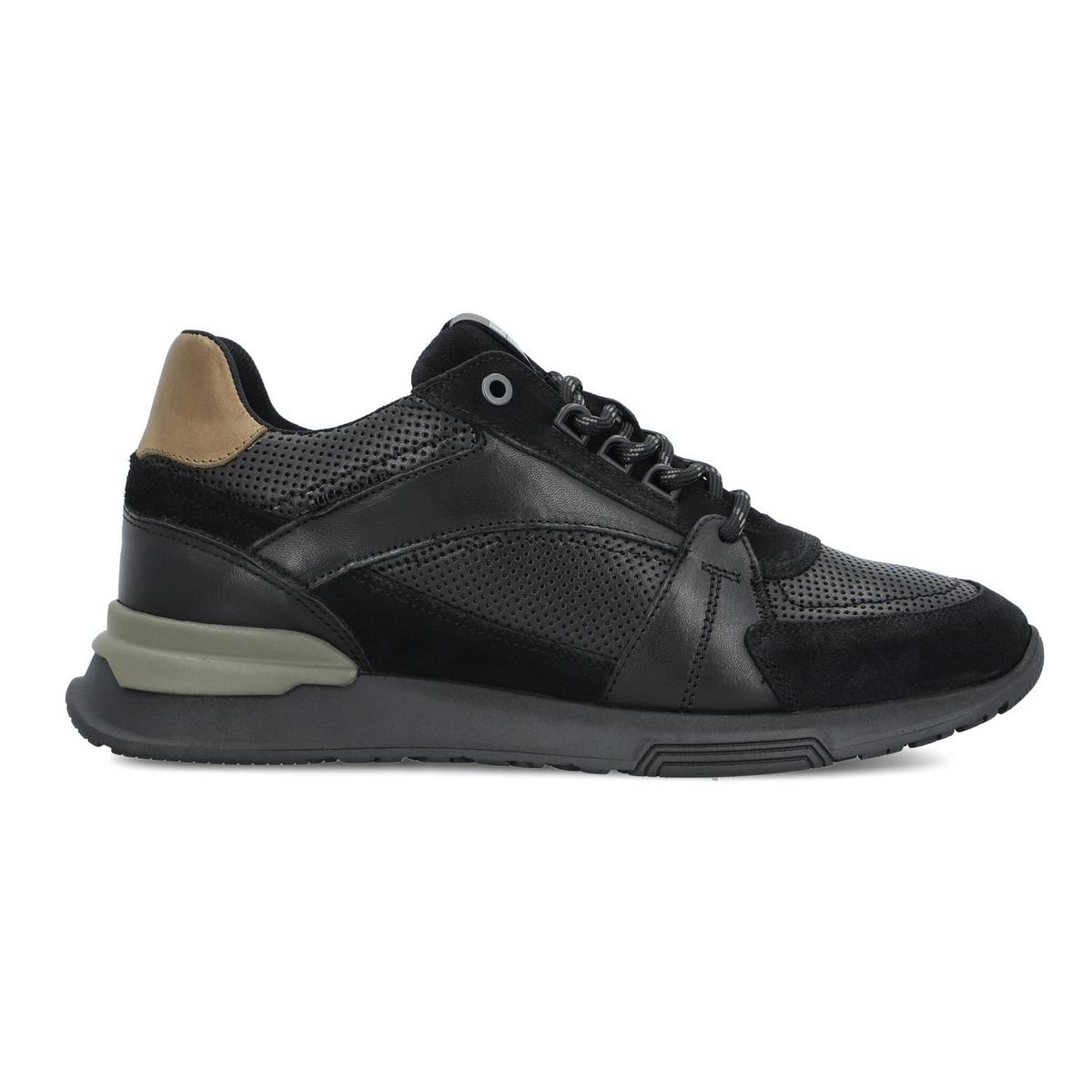 BULLBOXER - Zapatillas Urbanas Hombre Cuero Split-0-70 Negro Bullboxer