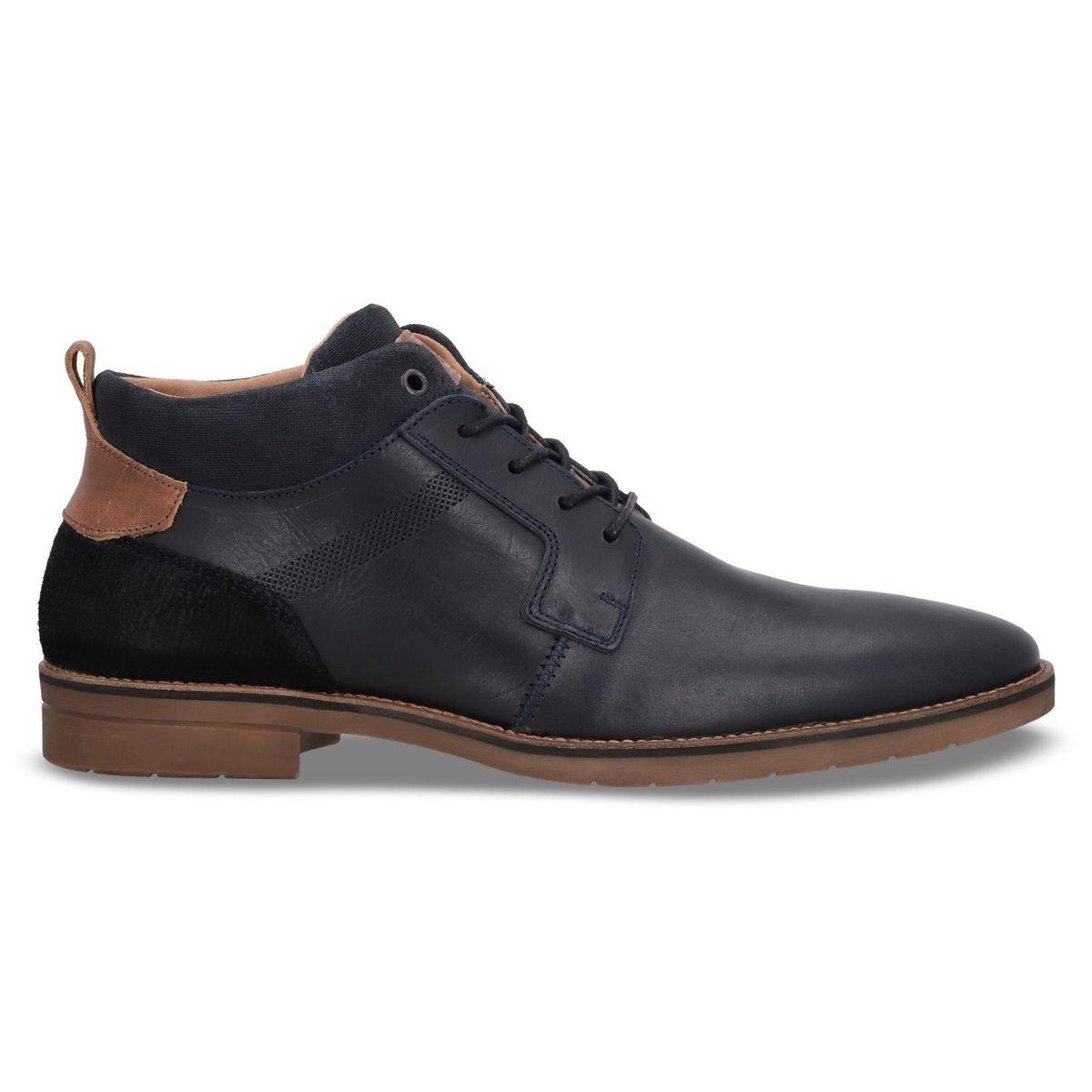 BULLBOXER - Botines Hombre Cuero Laeken-6-65 Azul Bullboxer