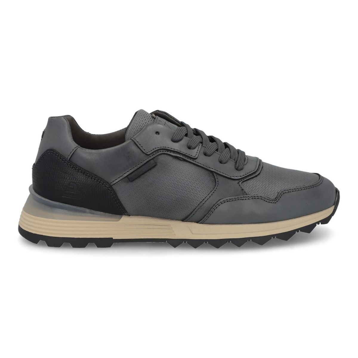 BULLBOXER - Zapatillas Hombre Cordones Cuero Pazin-0-38 Gris Bullboxer