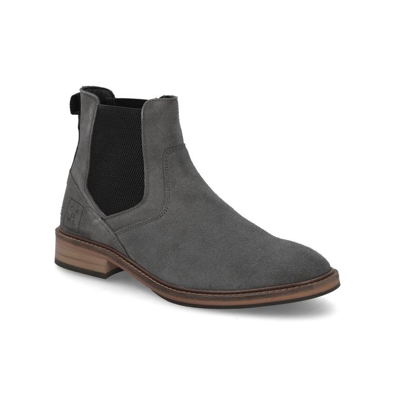 Botines Hombre Chelsea Cuero Thun-6-19 Gris