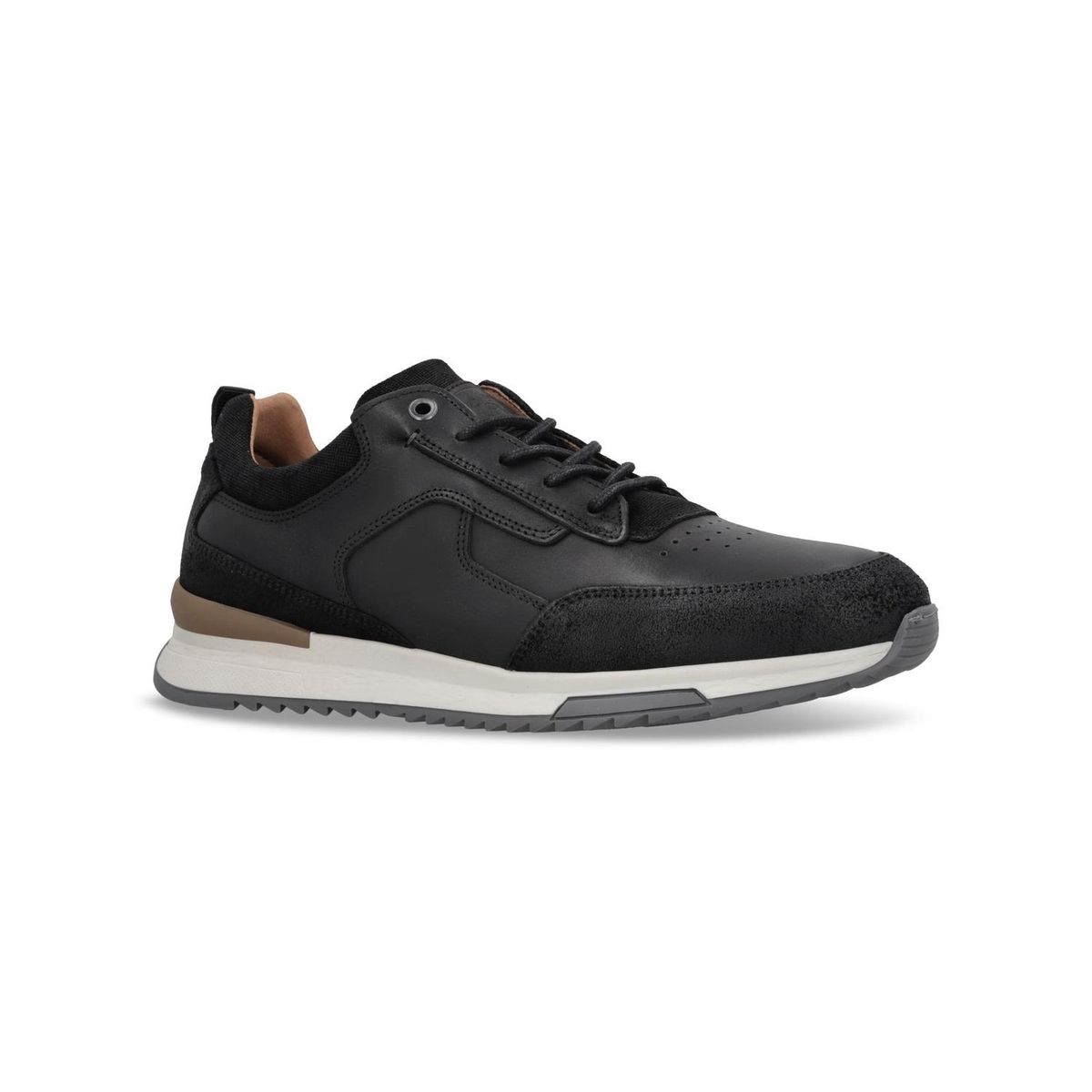 CARDINALE - Zapatillas Urbanas Hombre Cuero Ben-0-36 Negro