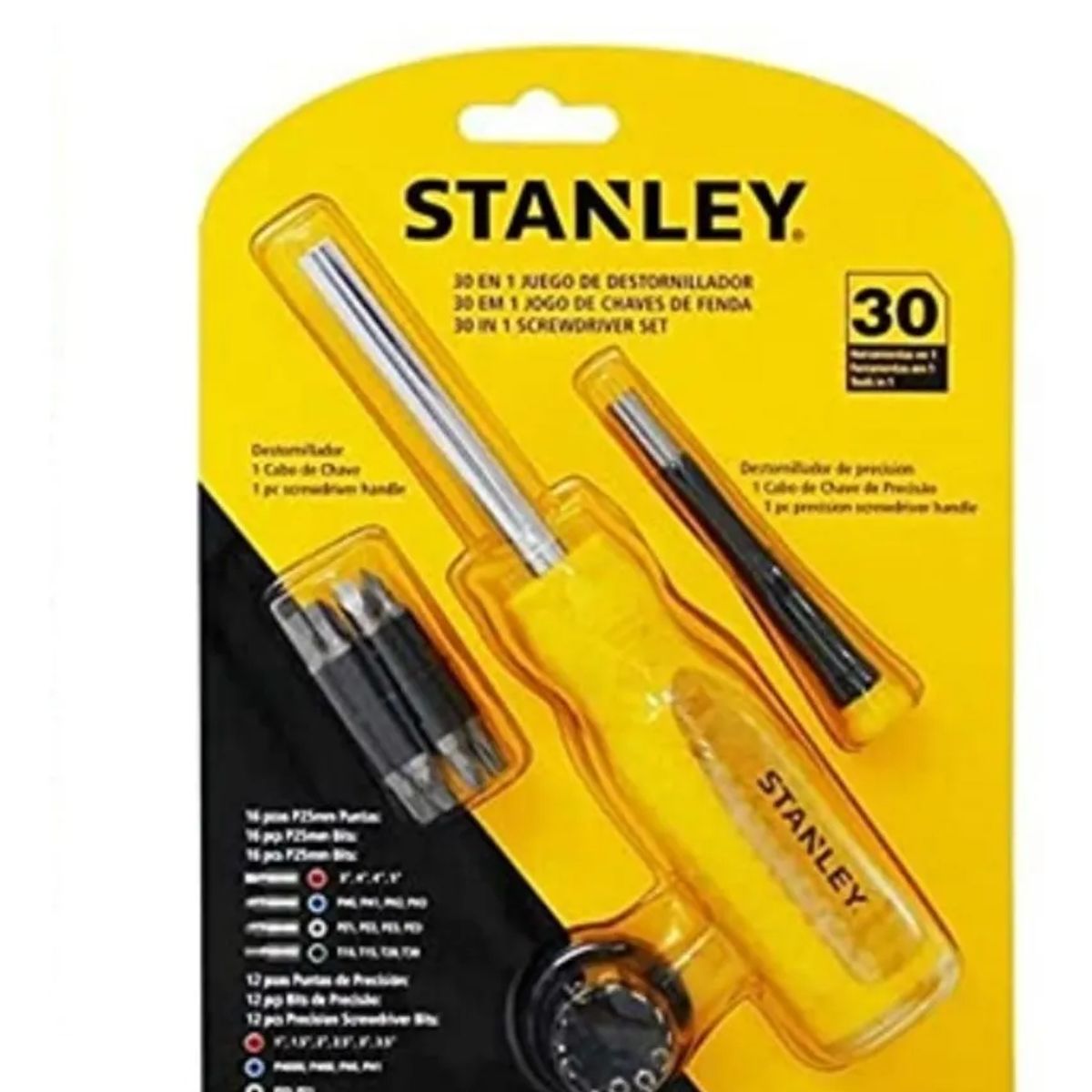 STANLEY - JGO. DESTORNILLADORES MULTI-BIT 30 PZ. STHT74332