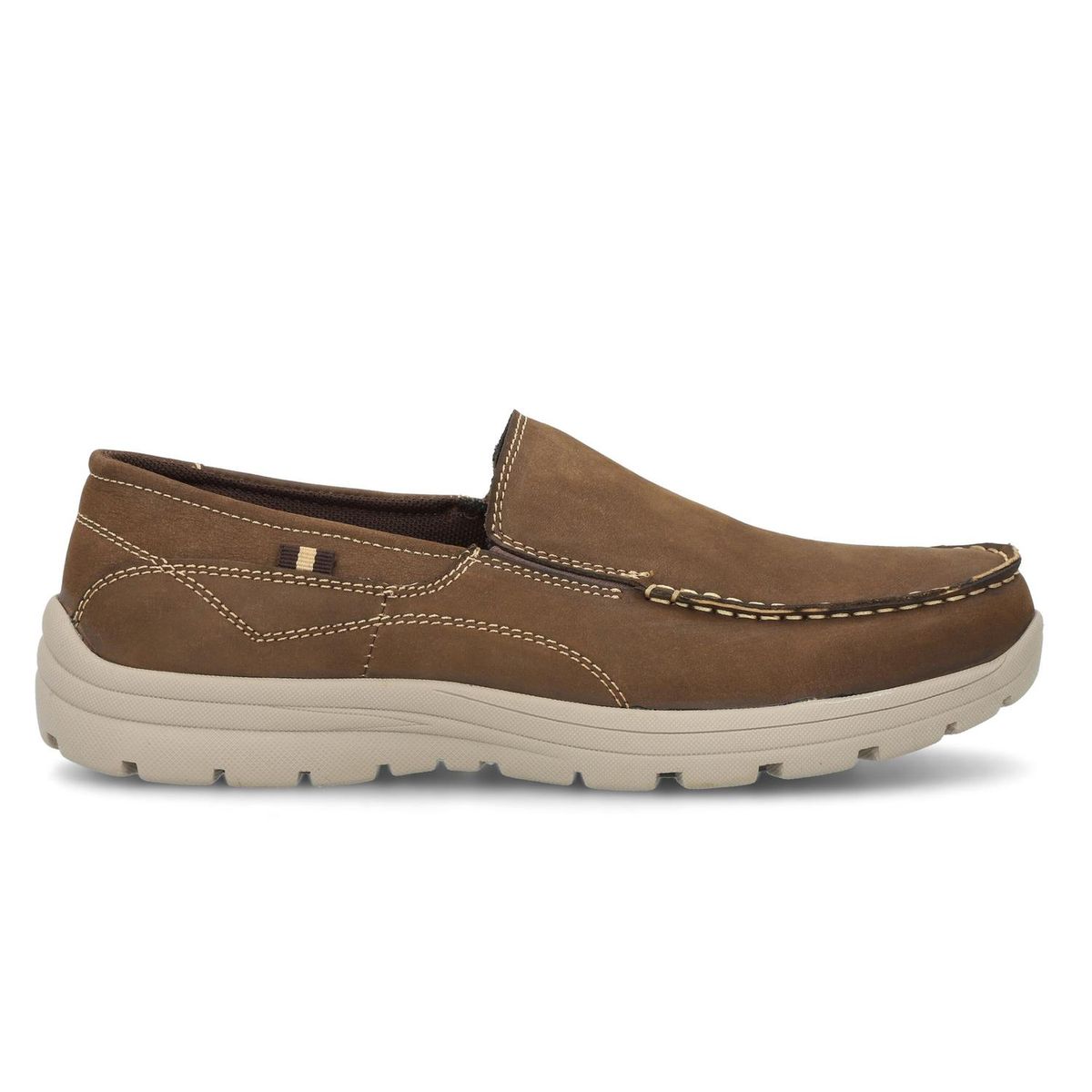 CARDINALE - Zapatos Hombre Slip-On Cuero Antibes-3-22 Café Cardinale