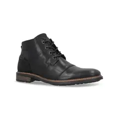 CARDINALE - Botines Hombre Cuero Paul-6-61 Negro