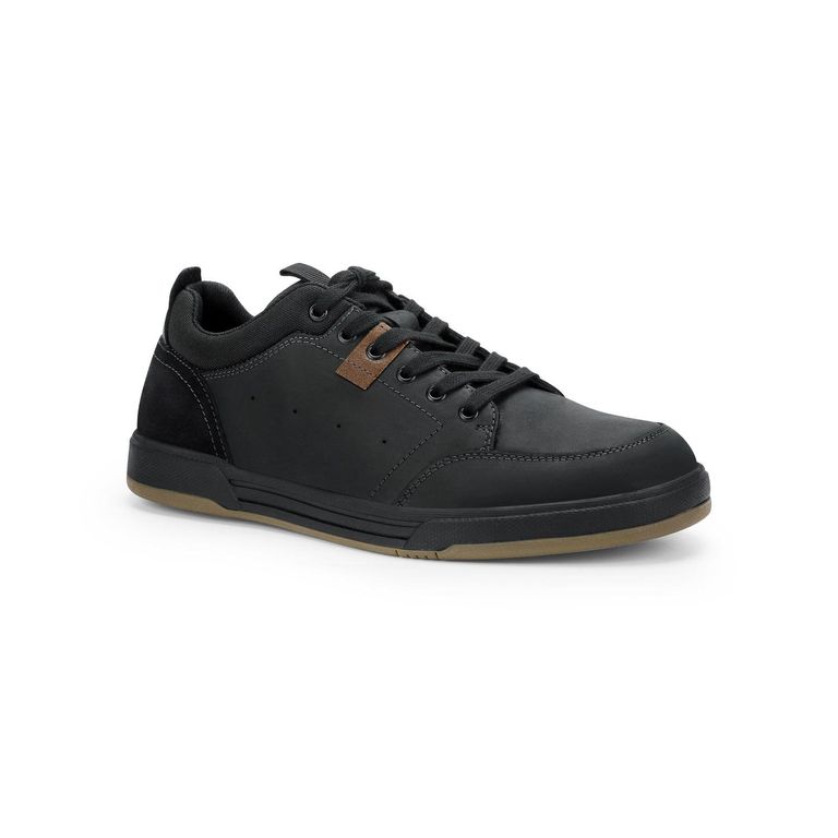 Zapatillas Urbanas Hombre Cuero Gunwale Negro