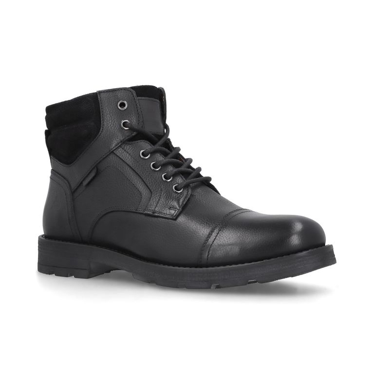 BOTINES HOMBRE CUERO STIRLING-6-32 NEGRO