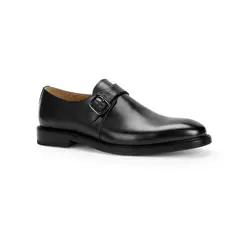 CARDINALE - Zapatos Hombre Suela De Cuero Regent-1-04 Negro