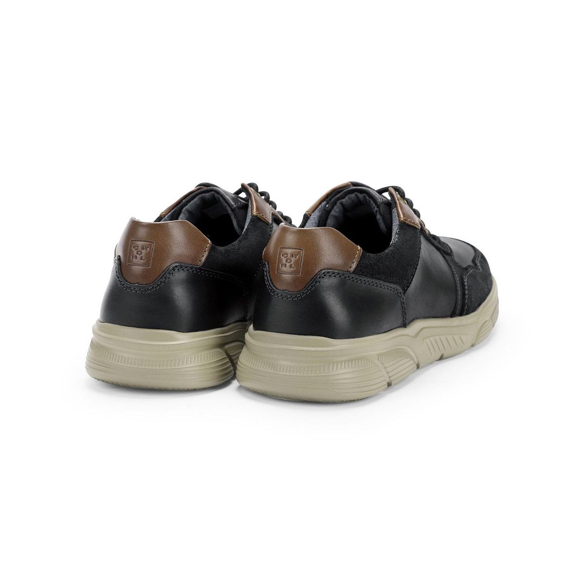 CARDINALE - Zapatillas Hombre Cuero Dosscourt-0-02 Negro
