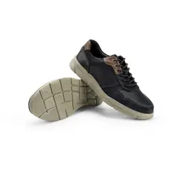 CARDINALE - Zapatillas Hombre Cuero Dosscourt-0-02 Negro