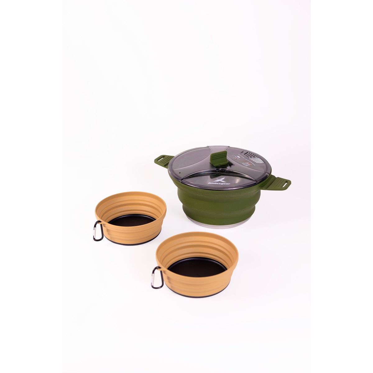 ANDESGEAR - Set Olla 2,5L Y Bowl  Verde Andesgear