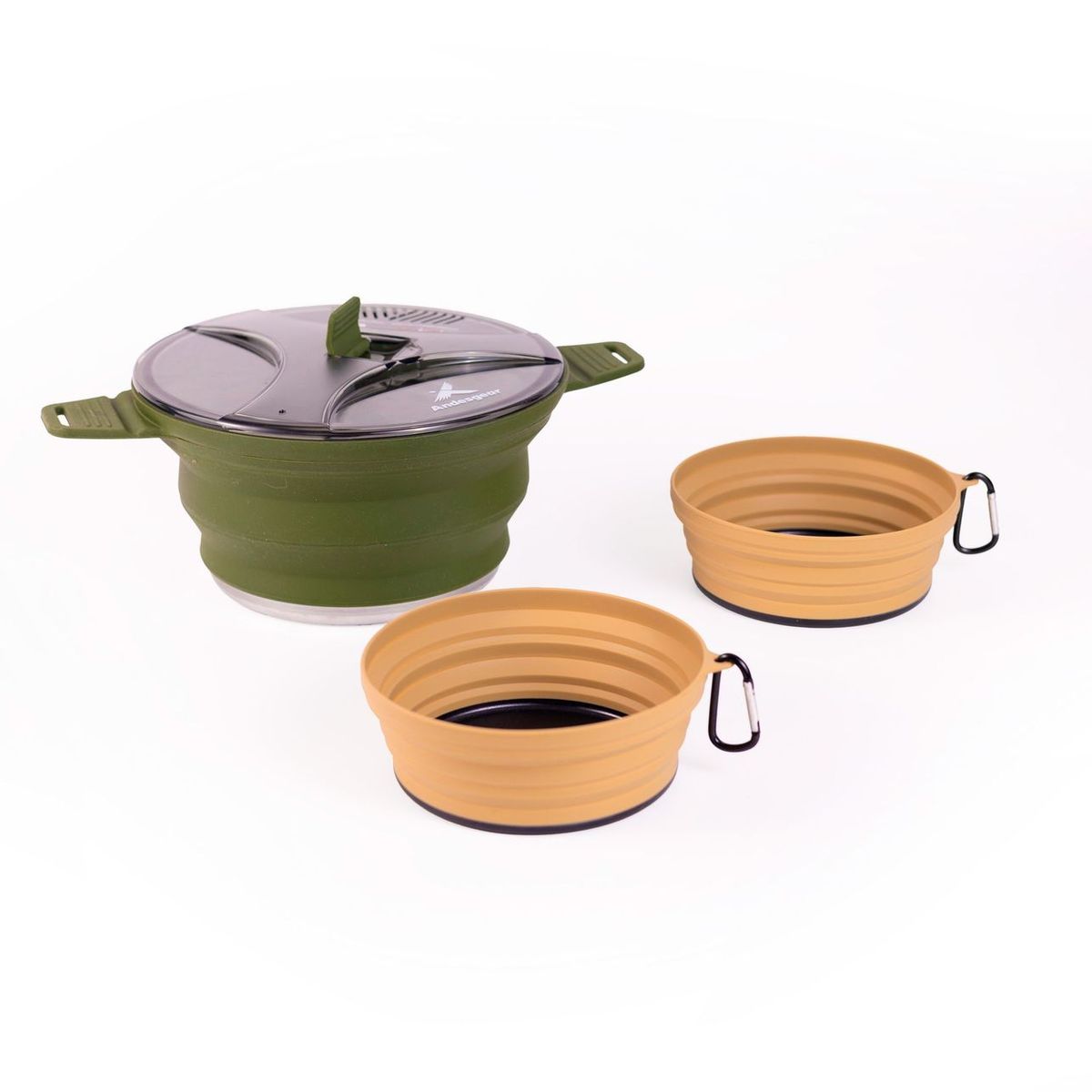 ANDESGEAR - Set Olla 2,5L Y Bowl  Verde Andesgear