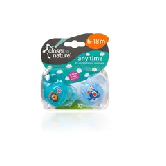 TOMMEE TIPPEE - Chupete Anytime 6-18M Ortodóntico 2 Unidades