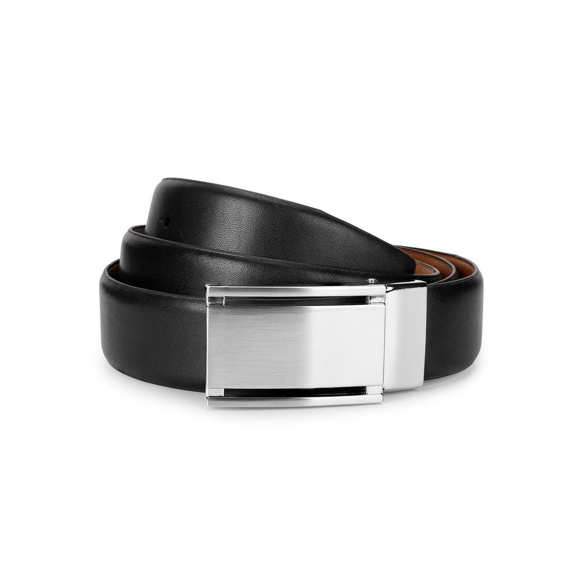 CARDINALE - Cinturón Hombre Cuero Reversible Cint-Rv05 Negro Y Café