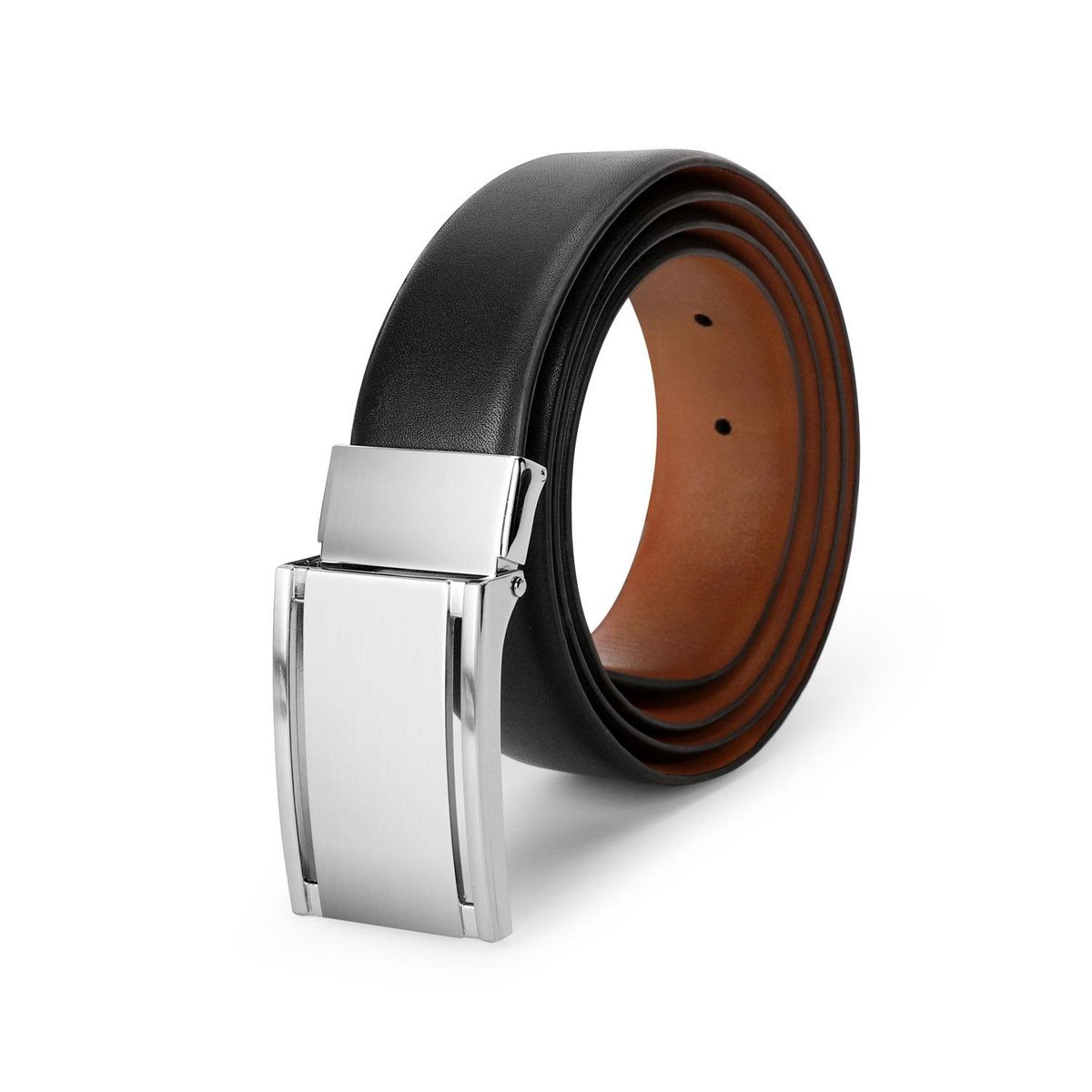 CARDINALE - Cinturón Hombre Cuero Reversible Cint-Rv05 Negro Y Café