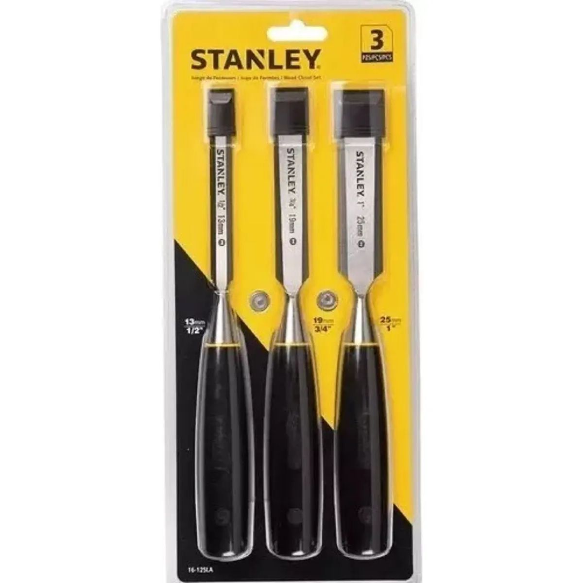 STANLEY - JGO. 3 FORMONES DE 12-34 Y 1 16-125LA