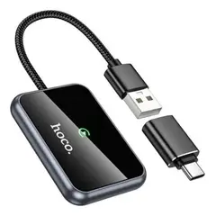 HOCO - Adaptador de Carplay Inalámbrico HU1 Gris