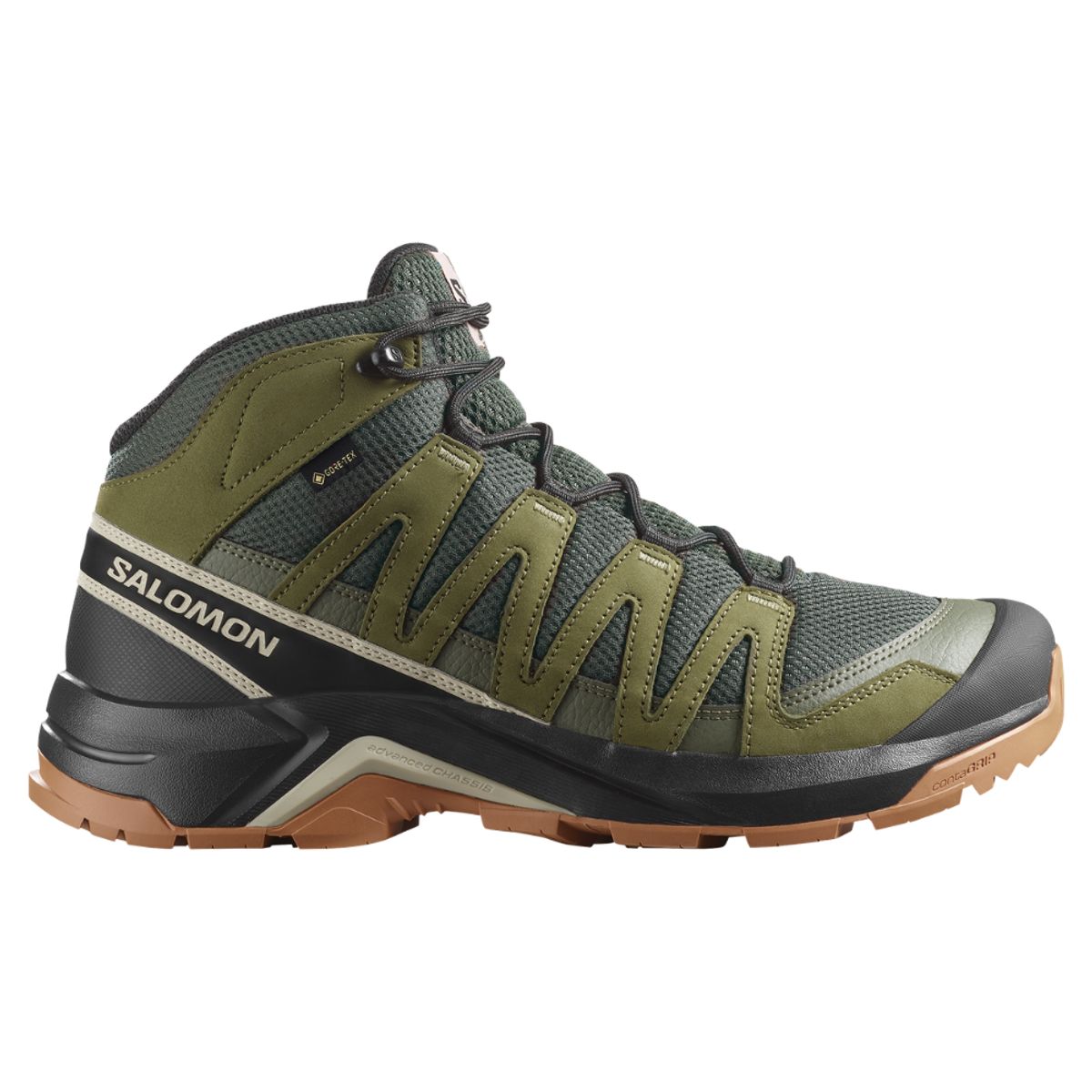 SALOMON - Zapato Hombre X-Adventure Recon Mid Gore-Tex Verde Salomon