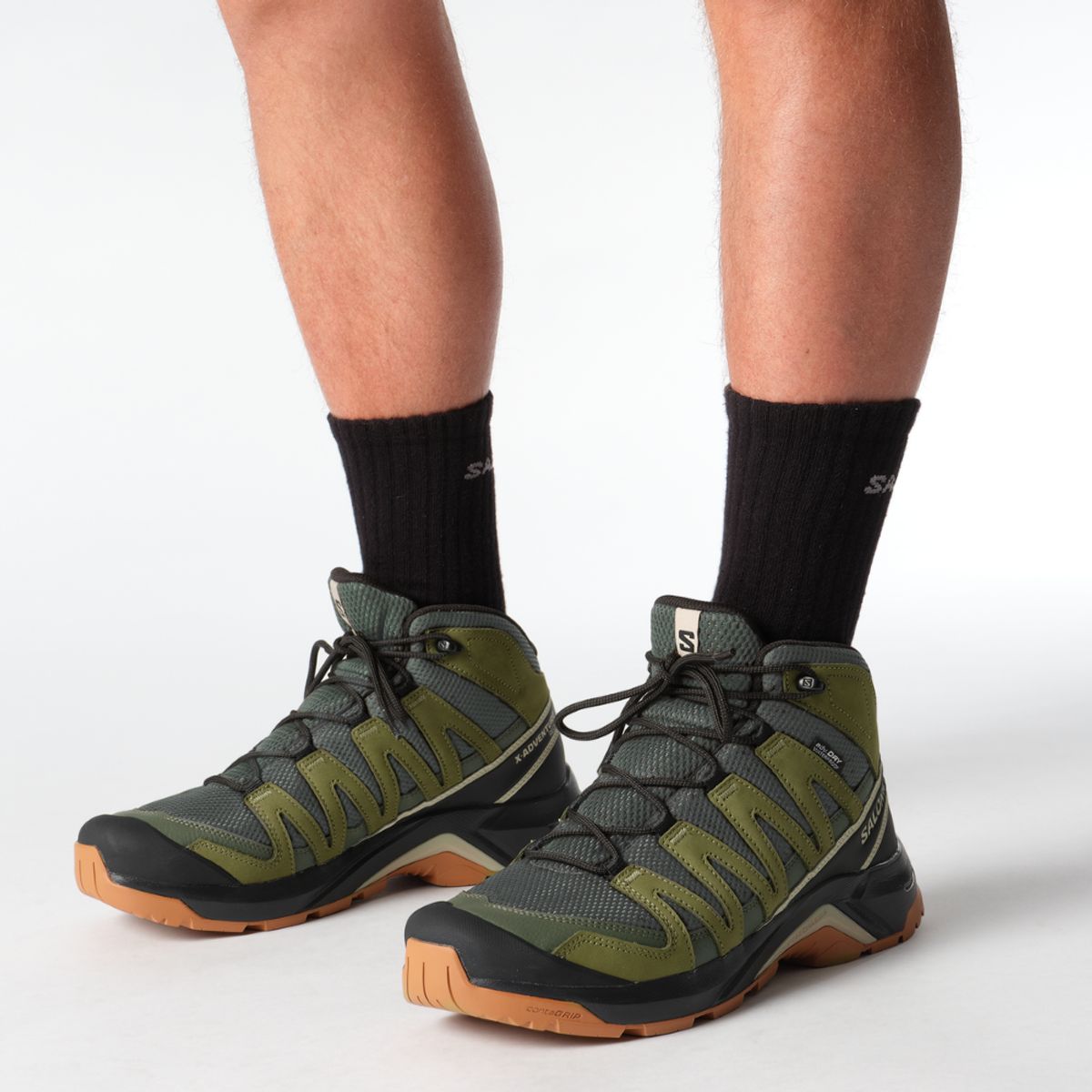 SALOMON - Zapato Hombre X-Adventure Recon Mid Gore-Tex Verde Salomon