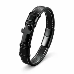 GENERICO - Pulsera Premium “Cruz Fortaleza” Edición Exclusiva AC
