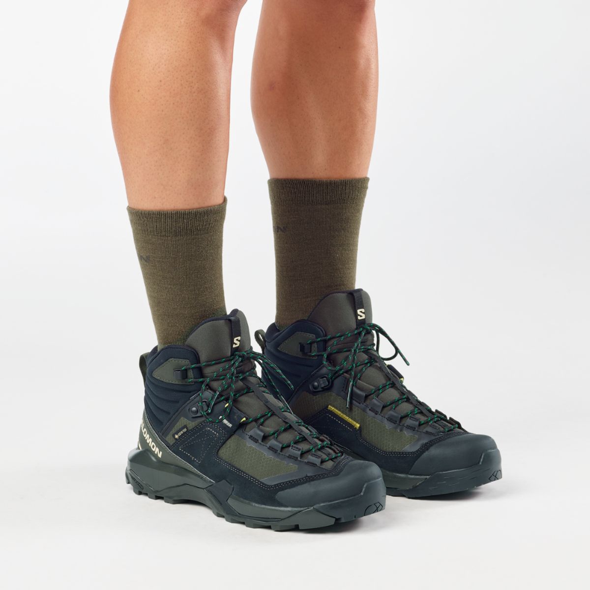 SALOMON - Zapato Hombre X Ultra Alpine Mid Gore-Tex Verde Salomon