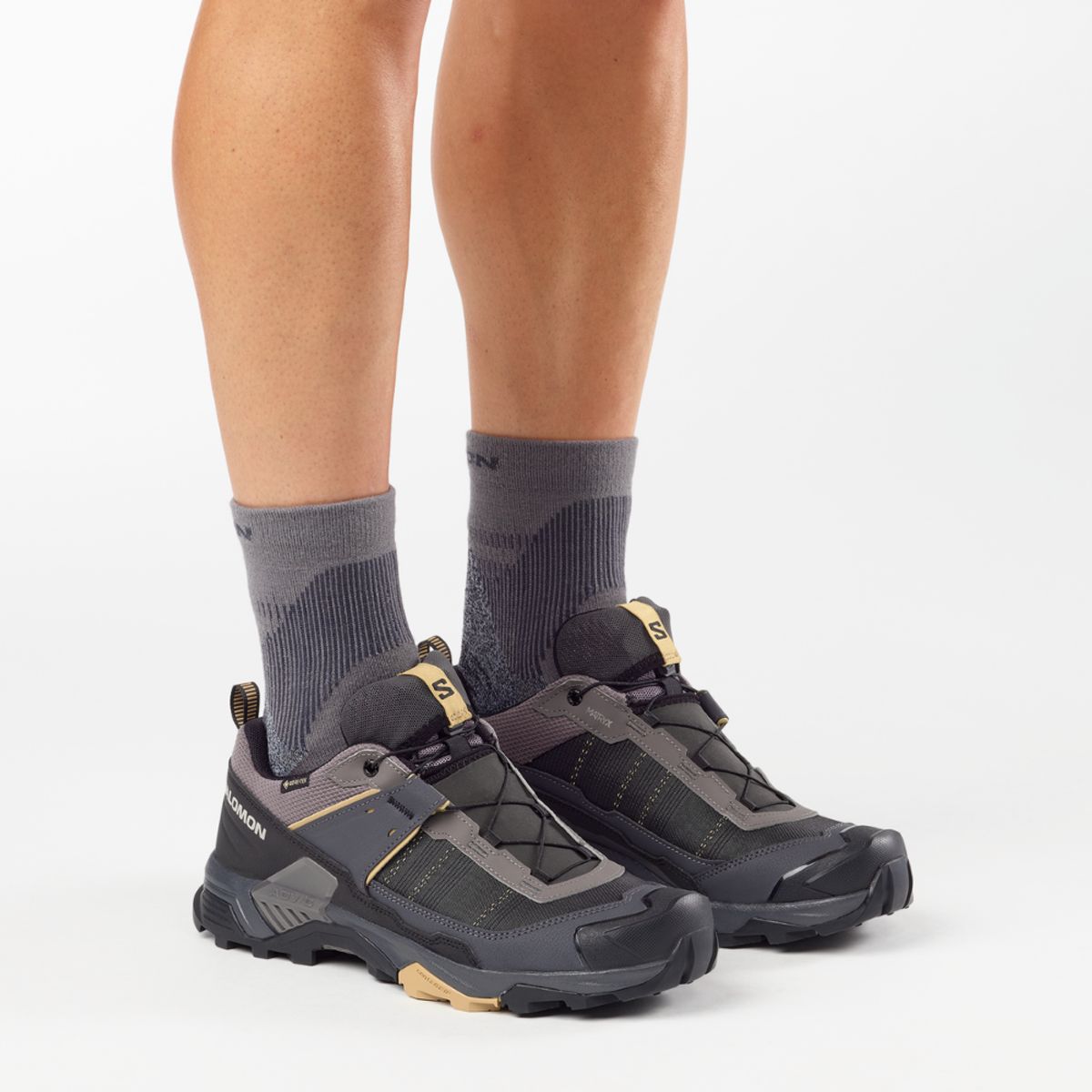 SALOMON - Zapatilla Hombre X Ultra 5 Gore-Tex Gris Salomon