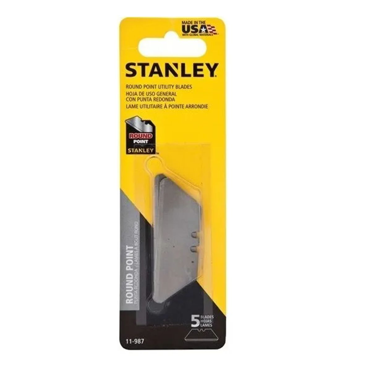 STANLEY - HOJAS DE REPUESTO 5 u 11-987 PUNTA REDONDA