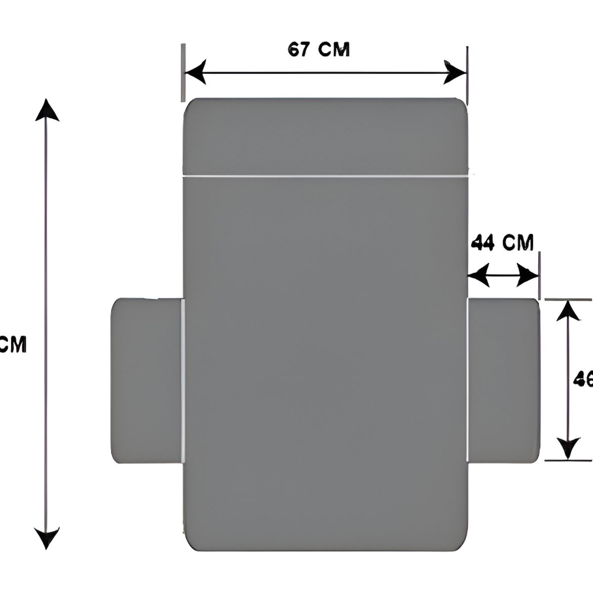 GENERICO - Funda Cobertor ,cubre Sofa Protector Reversible 1 Cuerpo Color Marrón
