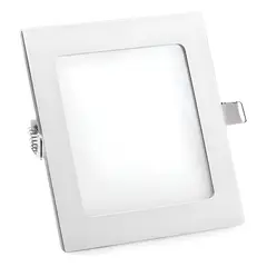 GENERICO - Plafón LED Embutido Blanco Qatar Shop 12W Para Techo Luz Fría 6000K