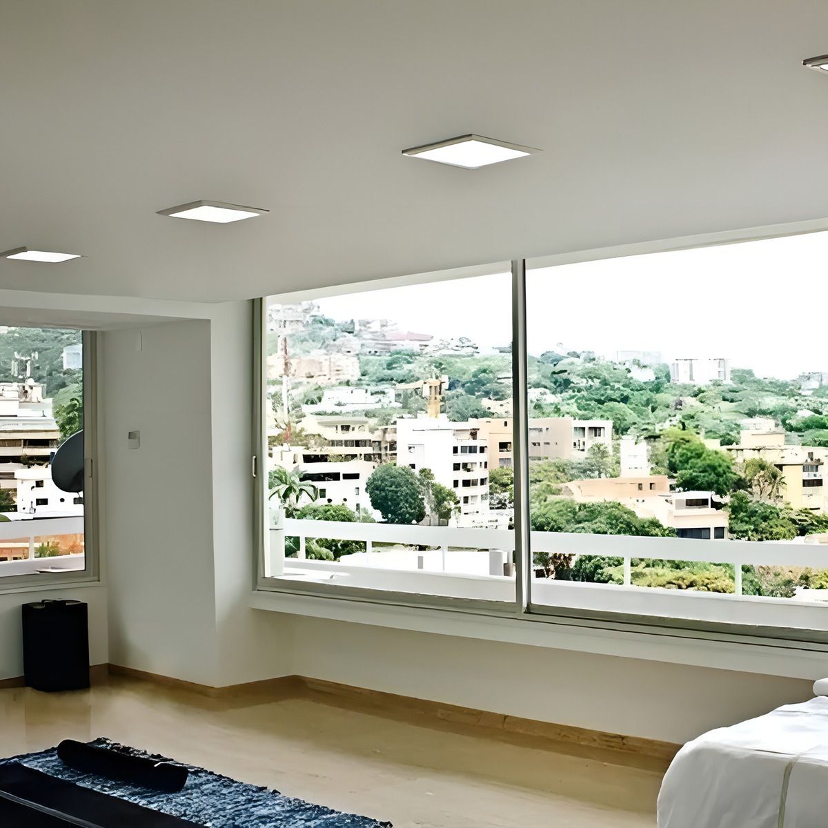 GENERICO - Plafón LED Embutido Blanco Qatar Shop 12W Para Techo Luz Fría 6000K