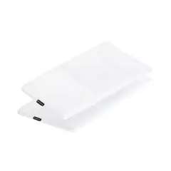 IMPORTCLICK - Pack 2 Fundas Almohadas 50x90 CM Bambú Organico Blanco