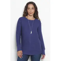 WADOS - SWEATER BASICO MANGA LARGA ESCOTE REDONDO