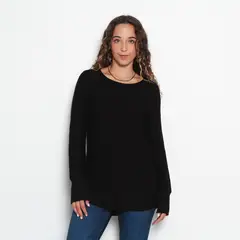 WADOS - SWEATER BASICO MANGA LARGA ESCOTE REDONDO