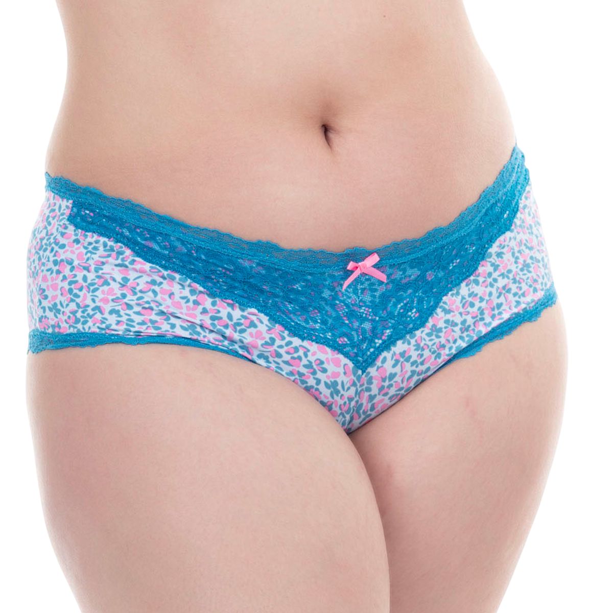 LADY GENNY - Pantaleta Invisible De Microfibra Y Encaje