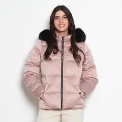 WADOS - PARKA MANGA LARGA CON CAPUCHA Y CIERRE DELANTERO