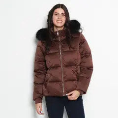 WADOS - PARKA MANGA LARGA CON CAPUCHA Y CIERRE DELANTERO