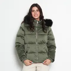 WADOS - PARKA MANGA LARGA CON CAPUCHA Y CIERRE DELANTERO