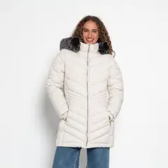 WADOS - PARKA MANGA LARGA CON CAPUCHA Y CIERRE EN DELANTERO