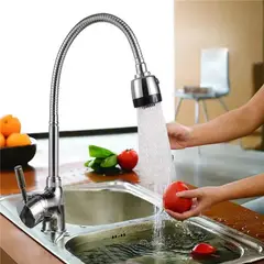MOVI - CUELLO FLEXIBLE PARA LAVAPLATOS UNIVERSAL, GIRA 360 Y AHORRA AGUA